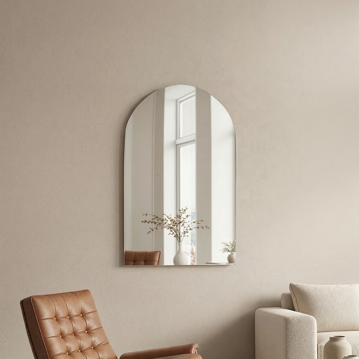 Signature Frameless Arch Mirror
